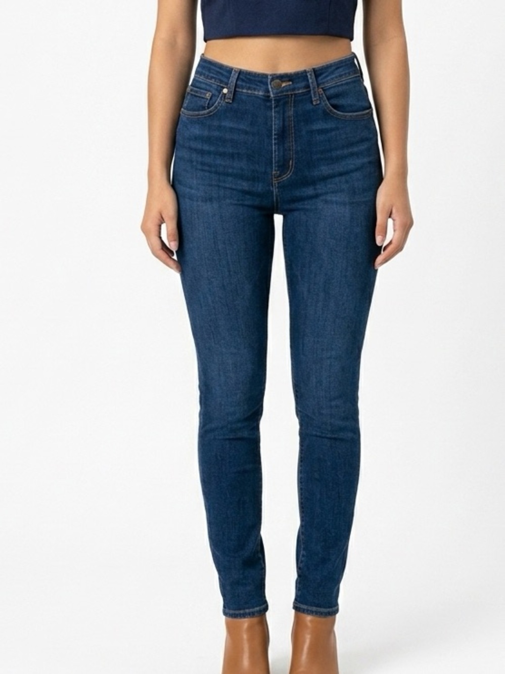Levis 721 High Rise Skinny Jeans Dark Wash Blue W32 L30 18882-0434
